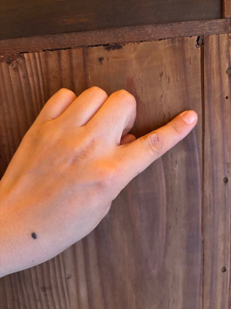 【美品】アンティーク　両開き棚　西洋風　キャビネット