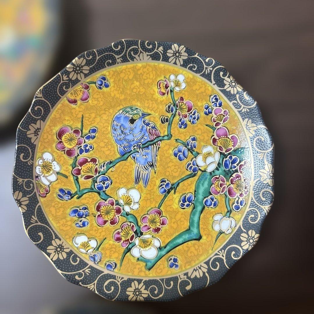 九谷焼　新品　吉田屋　小皿　5枚