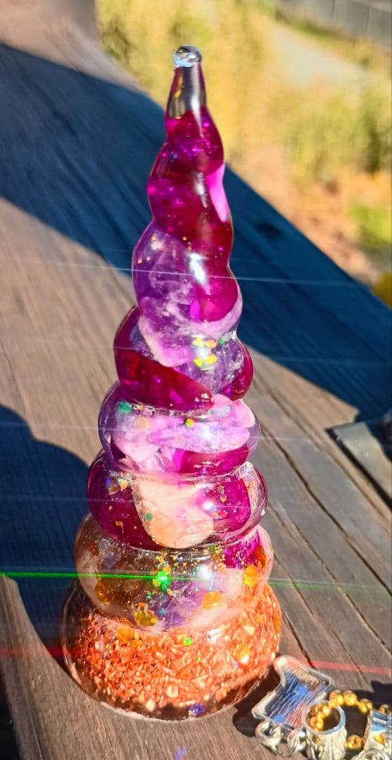 第7チャクラ✧ユニコーン✧ホーンのオルゴナイト❤きらっとさま♥おまとめ❤専用です