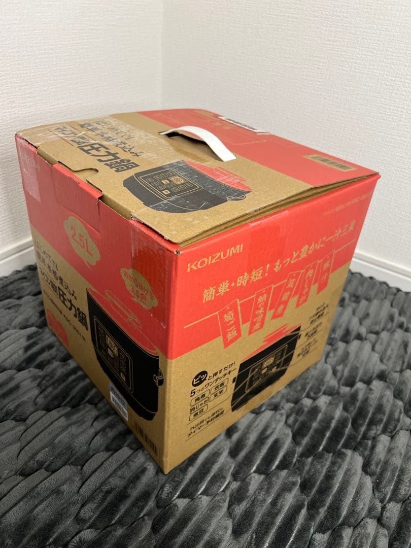 コイズミ マイコン電気圧力鍋 レッド KSC-3501／R 赤