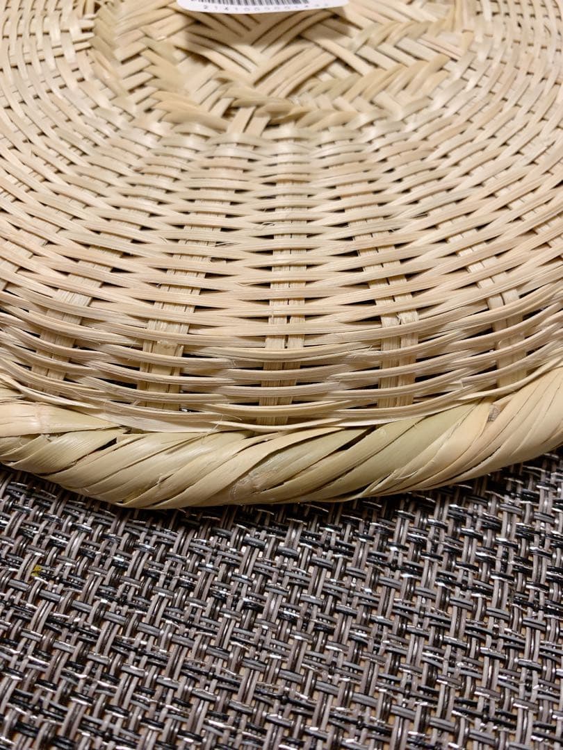 新品　そば ざる スズ竹細工 丸ざる 20cm 蕎麦 皿 山梨 富士