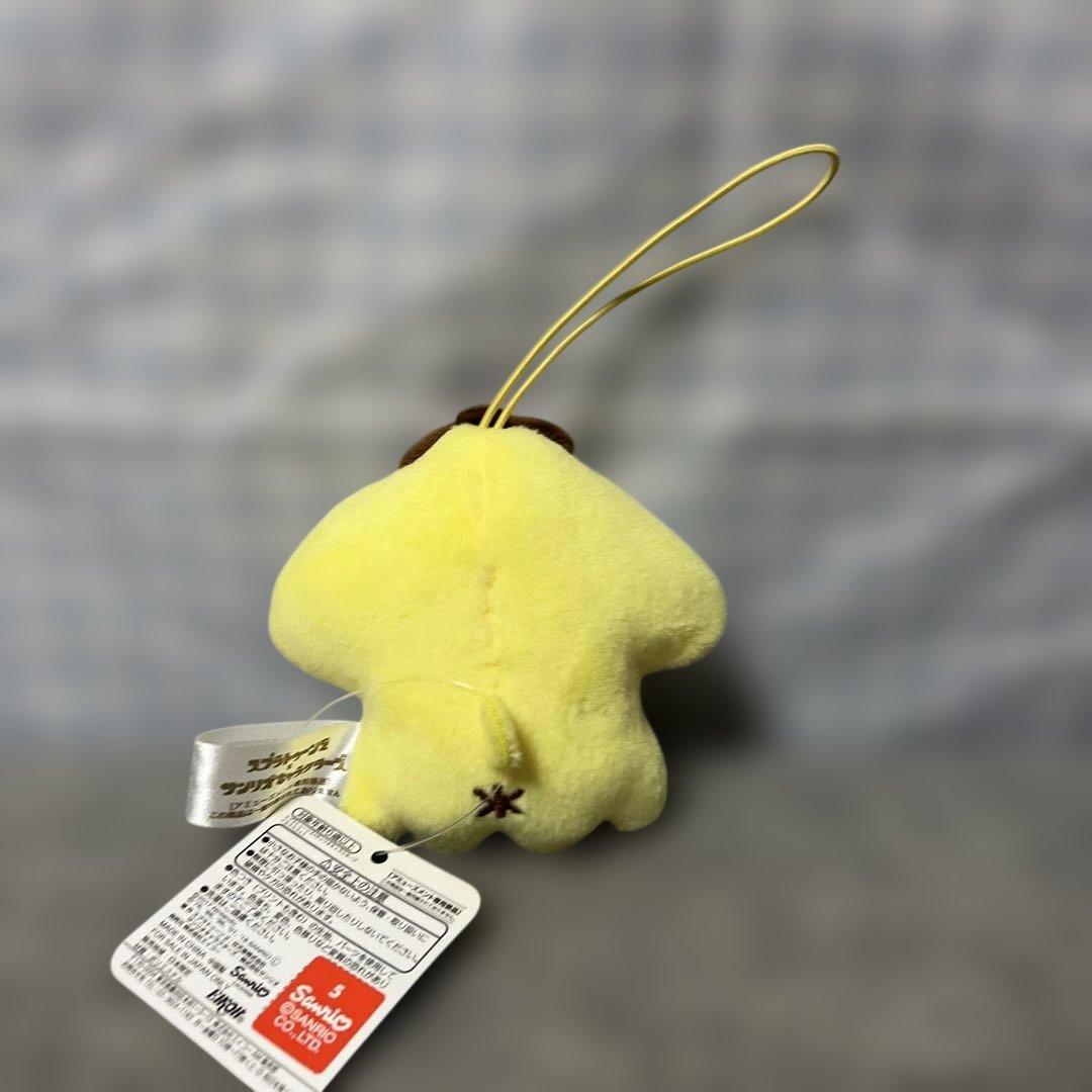 スプラトゥーン2×サンリオキャラクターズ ぬいぐるみキーホルダー ポムポムプリン