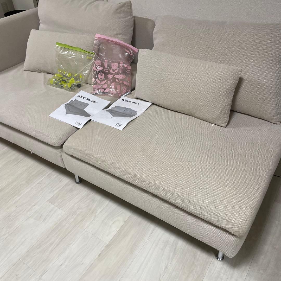 専用！お引き取り限定価格IKEA イケア　ソーデルハムン　3人掛け
