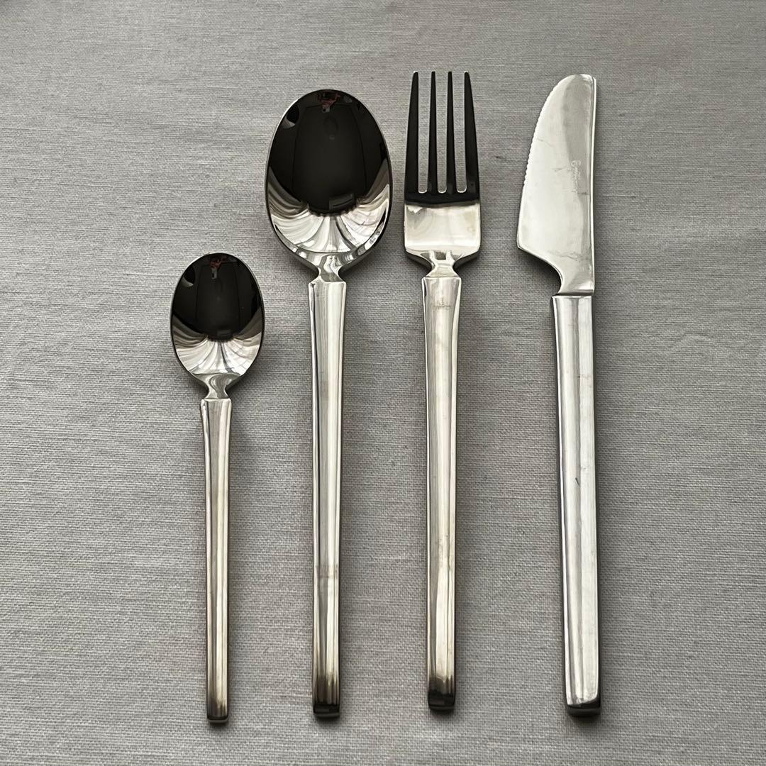 ラッキーウッド スカンジナビア 中古 18-12 カトラリーセット スプーン