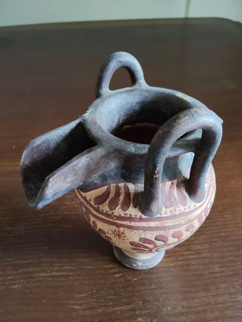 ギリシャ製.テラコッタ陶器工芸品