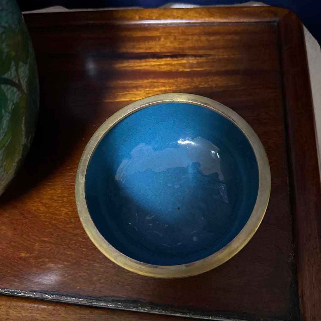 置物　壺　七宝焼　七宝壺　美術品