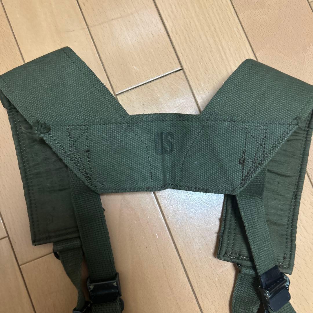 実物　デッドストック　　Hサスペンダー　XL ベトナム戦争　m56　米軍