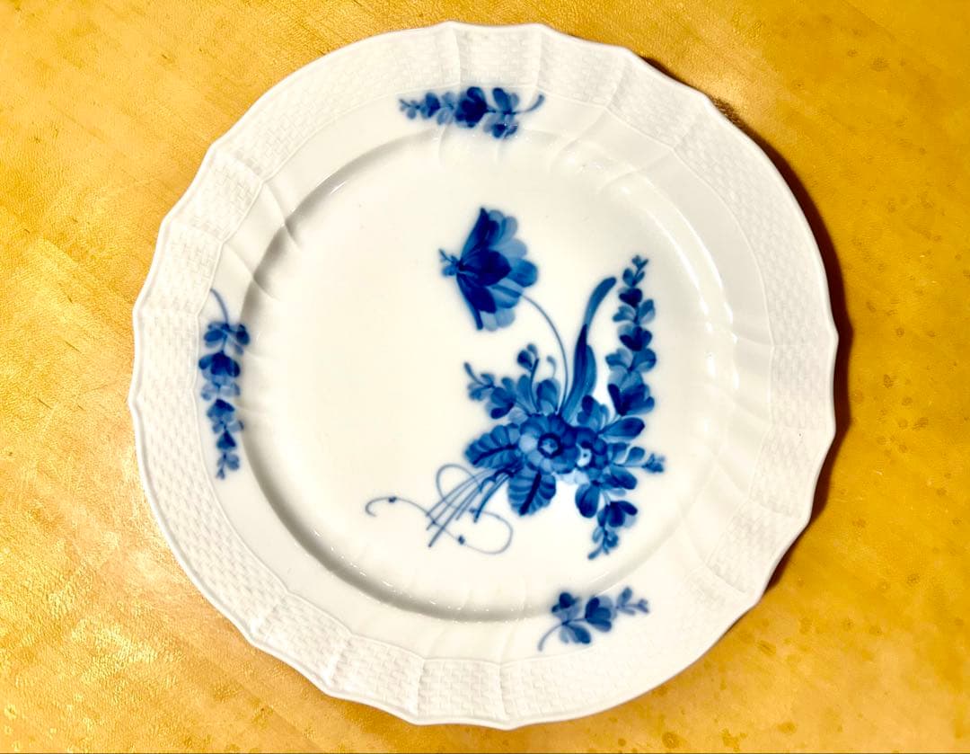 【お値下げ】ロイヤルコペンハーゲン・ブルーフラワーカーブ 27cm 2枚セット