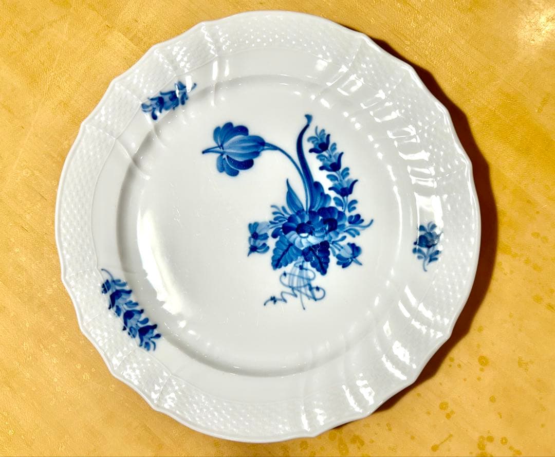 【お値下げ】ロイヤルコペンハーゲン・ブルーフラワーカーブ 27cm 2枚セット