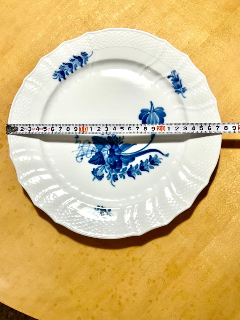 【お値下げ】ロイヤルコペンハーゲン・ブルーフラワーカーブ 27cm 2枚セット