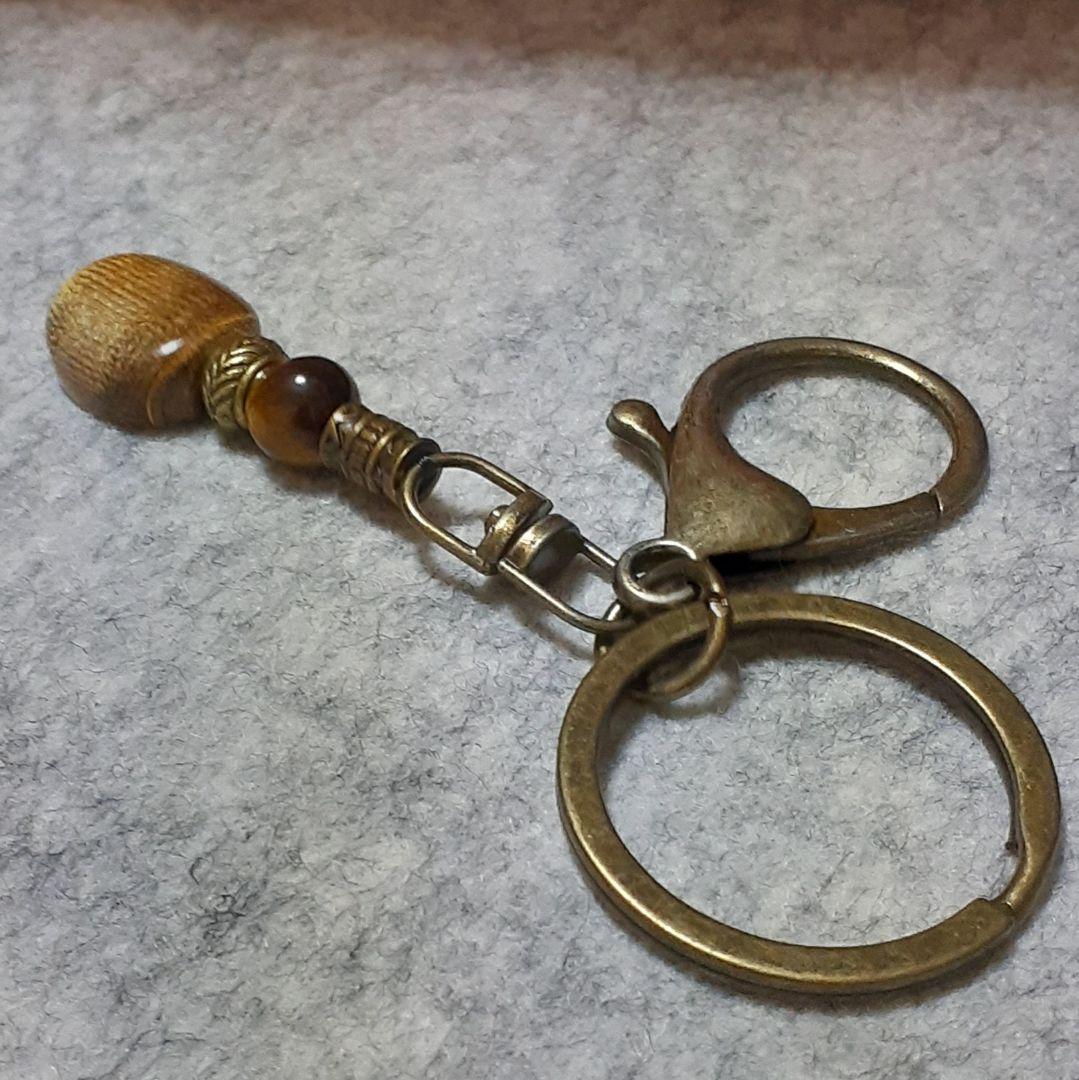 mayun。青珊瑚とパワーストーンのキーホルダー2点セット