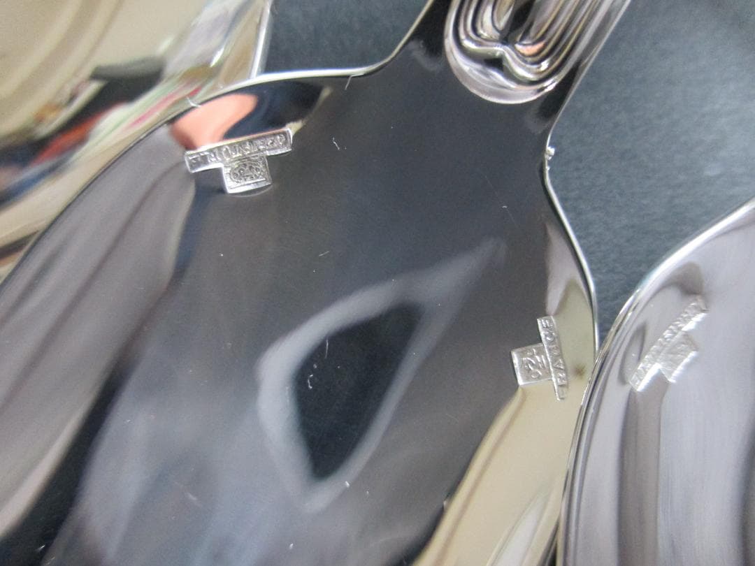 極美品☆仏蘭西高級銀器☆クリストフルシルバーコーヒースプーン6本　ポートロイヤル