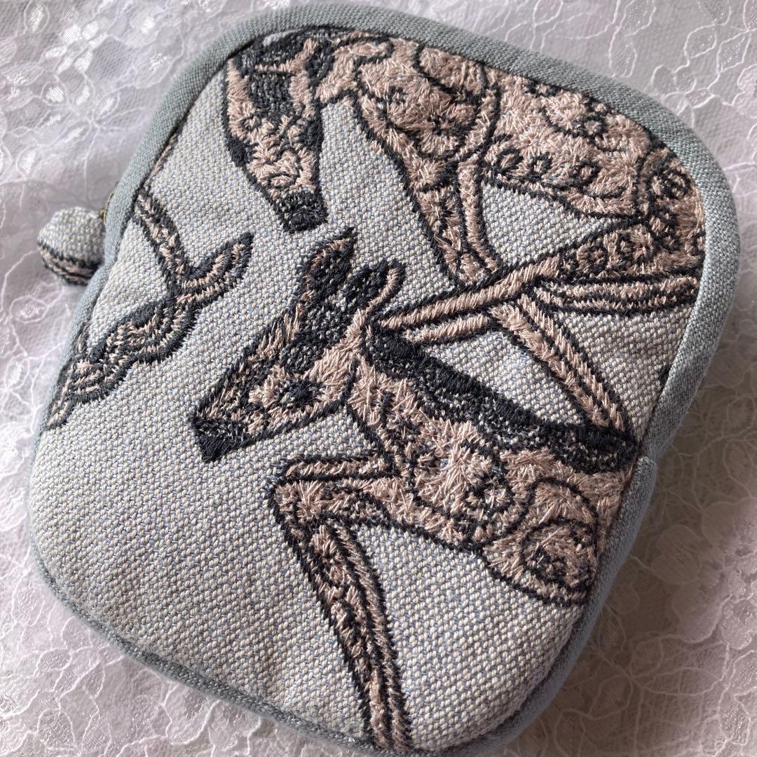 ミナペルホネン＊papurikko＊symphony ＊縦長ポーチ＊ハンドメイド