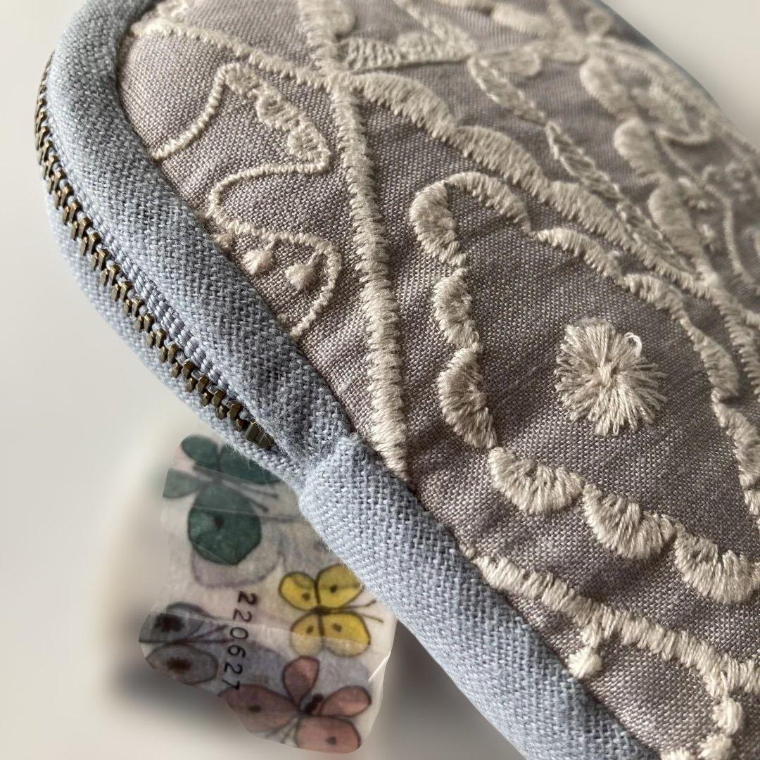 ミナペルホネン＊papurikko＊symphony ＊縦長ポーチ＊ハンドメイド