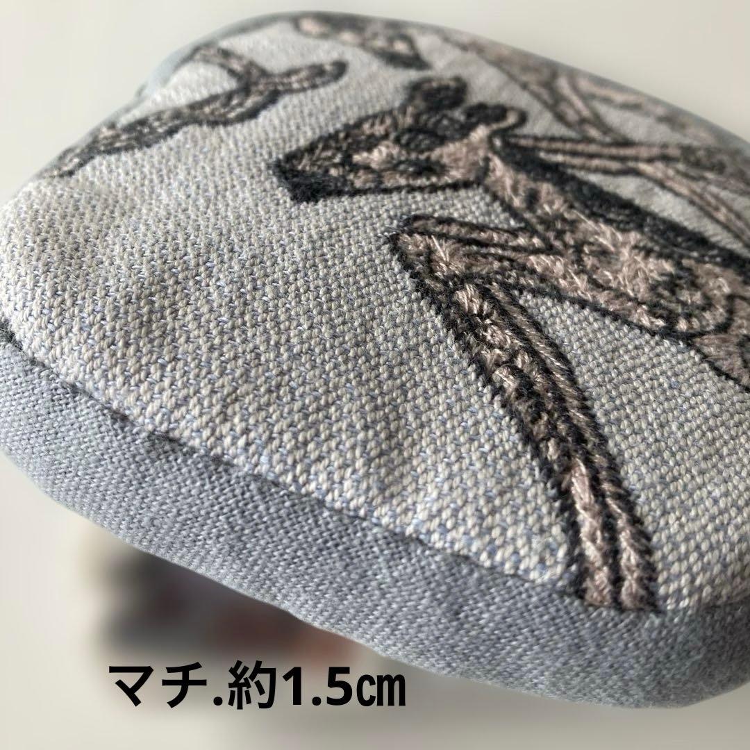 ミナペルホネン＊papurikko＊symphony ＊縦長ポーチ＊ハンドメイド