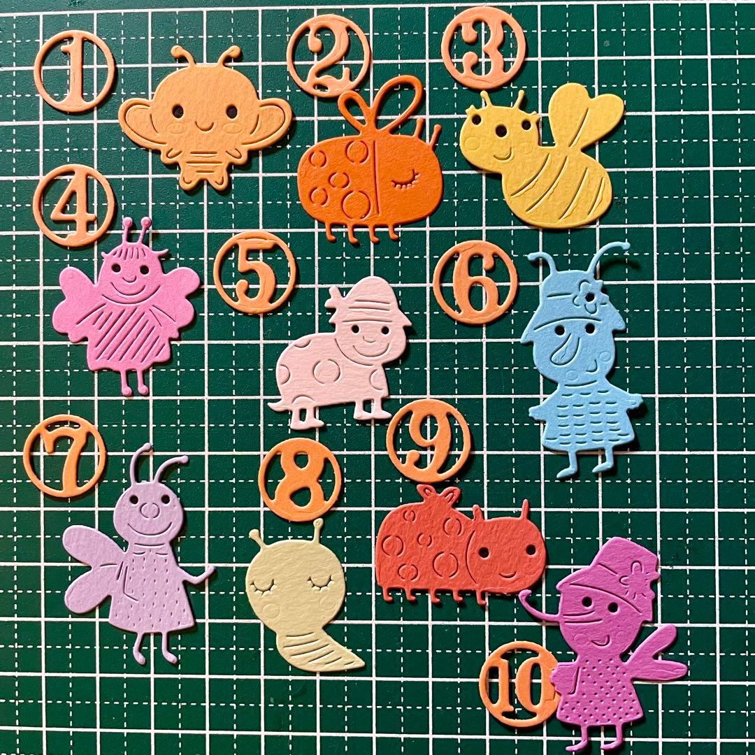 【虫さん20円シリーズ】サンプルページ（ペーパークラフト クラフトパンチ）