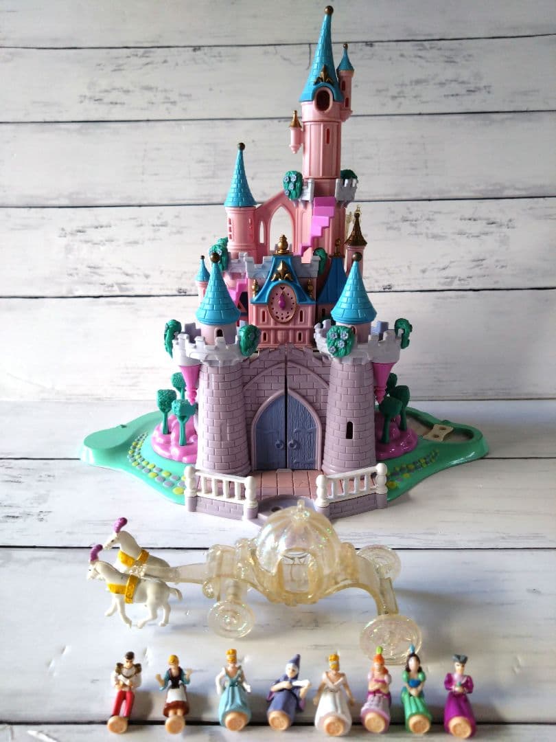 【レア】DISNEY　シンデレラ城　ポリーポケット