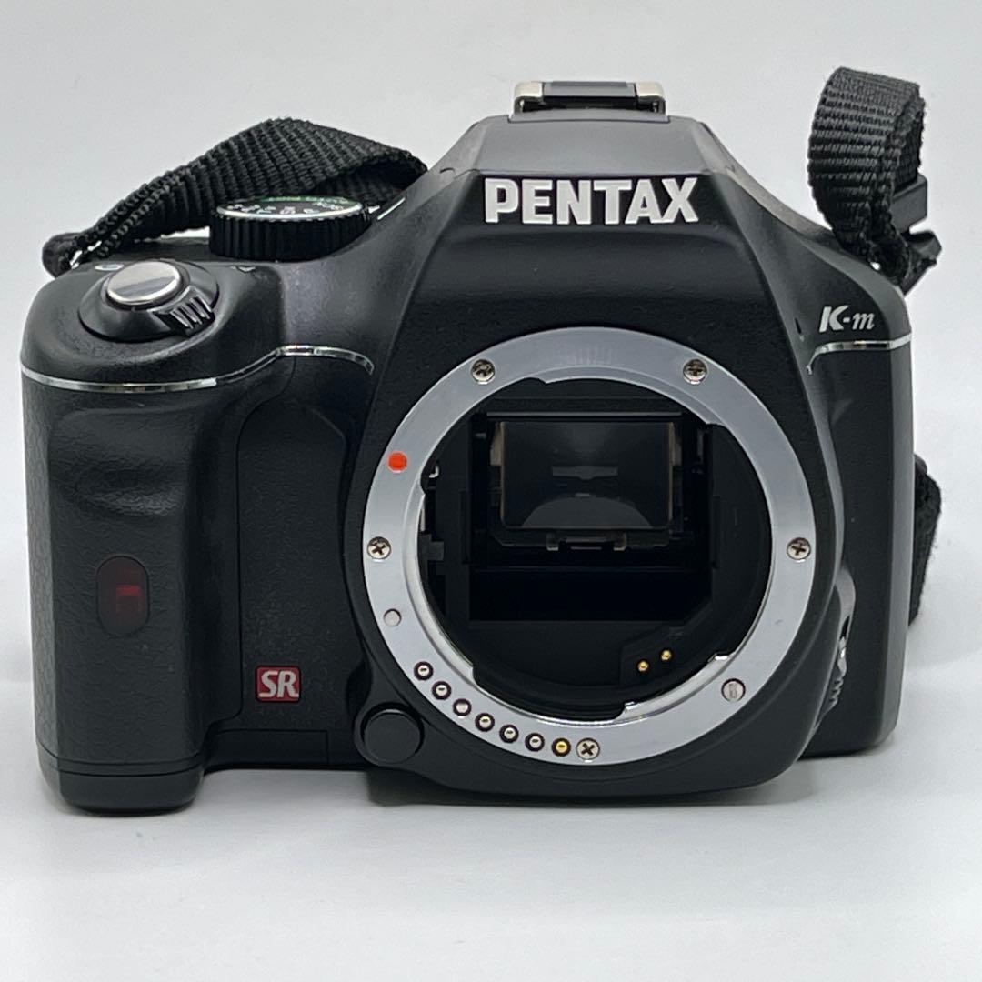 PENTAX K-m 約1010万画素 単3形電池4本で動作 + 18-55mm