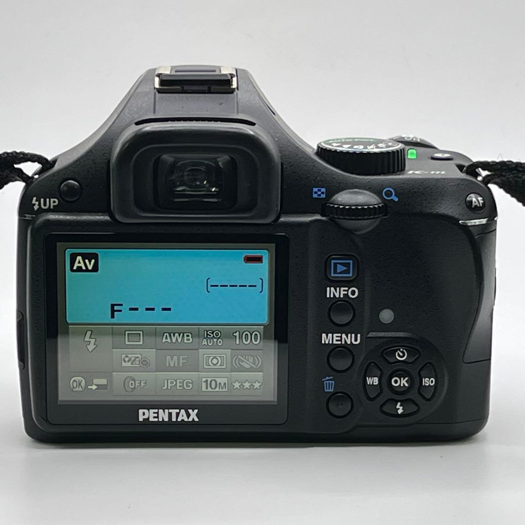 PENTAX K-m 約1010万画素 単3形電池4本で動作 + 18-55mm