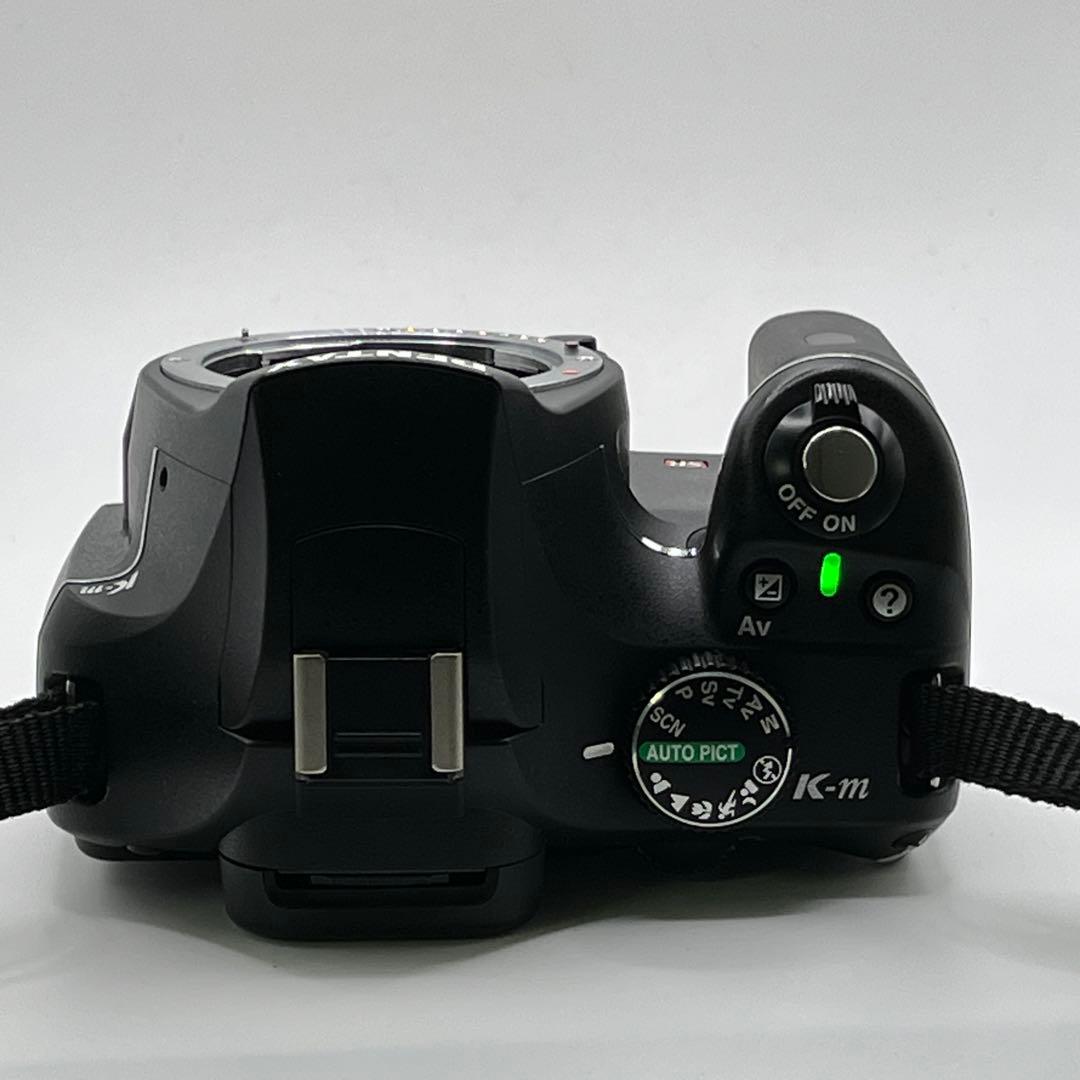 PENTAX K-m 約1010万画素 単3形電池4本で動作 + 18-55mm