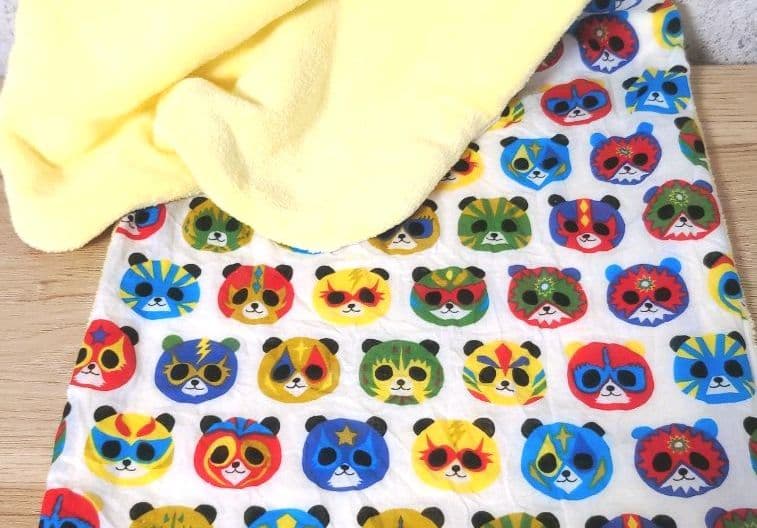 専用❤みかん＊ふわっサラ❤手拭いヘアドライタオル❤パンダマスク