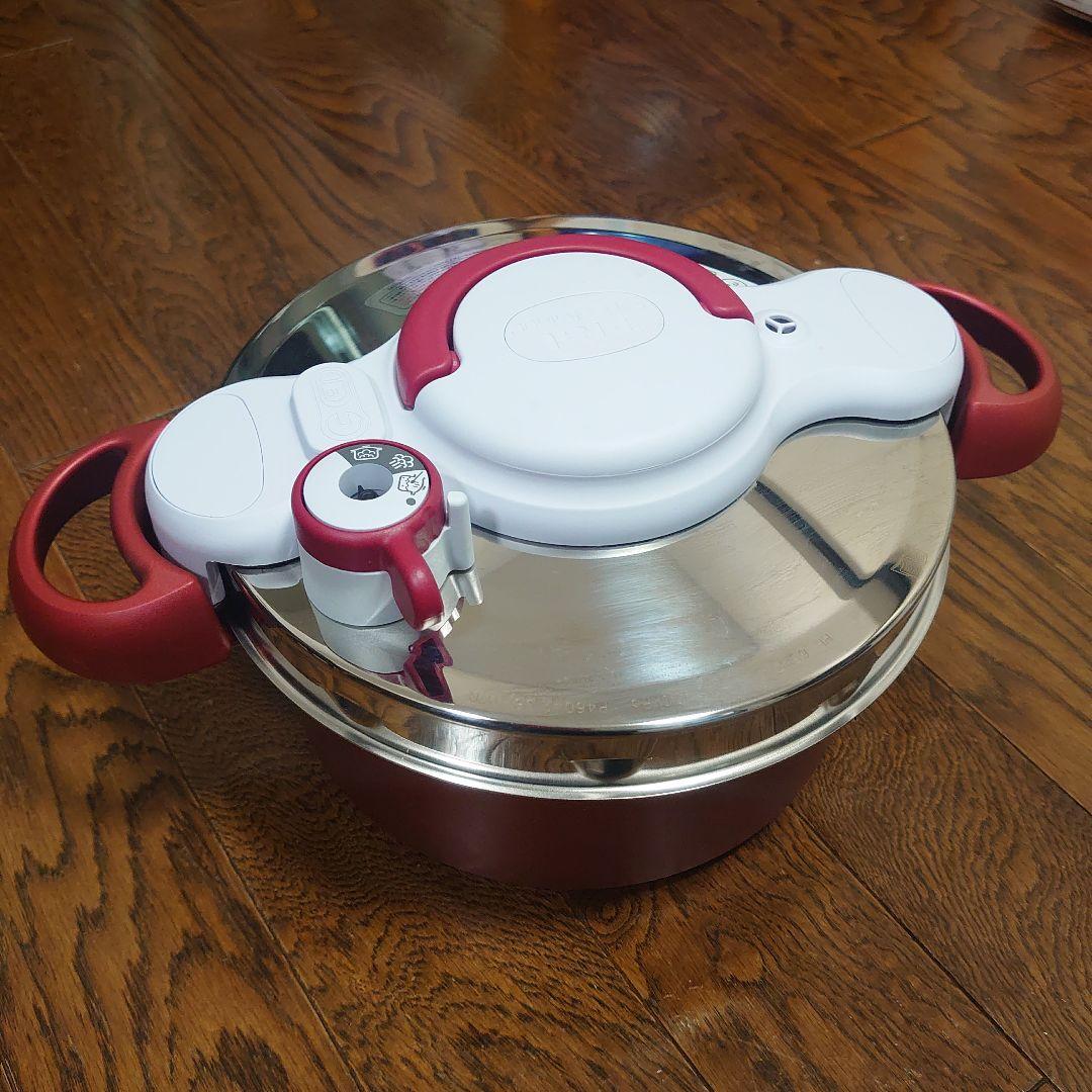 T-fal 圧力鍋 クリプソ ミニット デュオ パープル　　4.2L