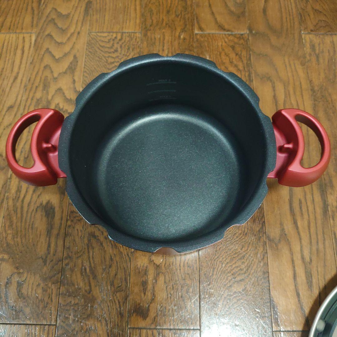 T-fal 圧力鍋 クリプソ ミニット デュオ パープル　　4.2L