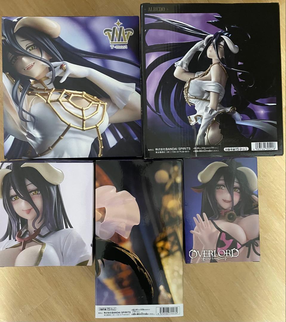 オーバーロード アルベド フィギュア 5種セット 新品未開封