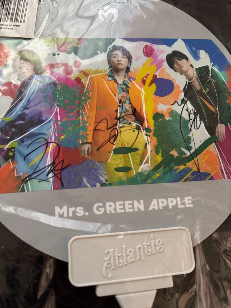 Mrs.GREENAPPLE サイン入りうちわ 本物保証