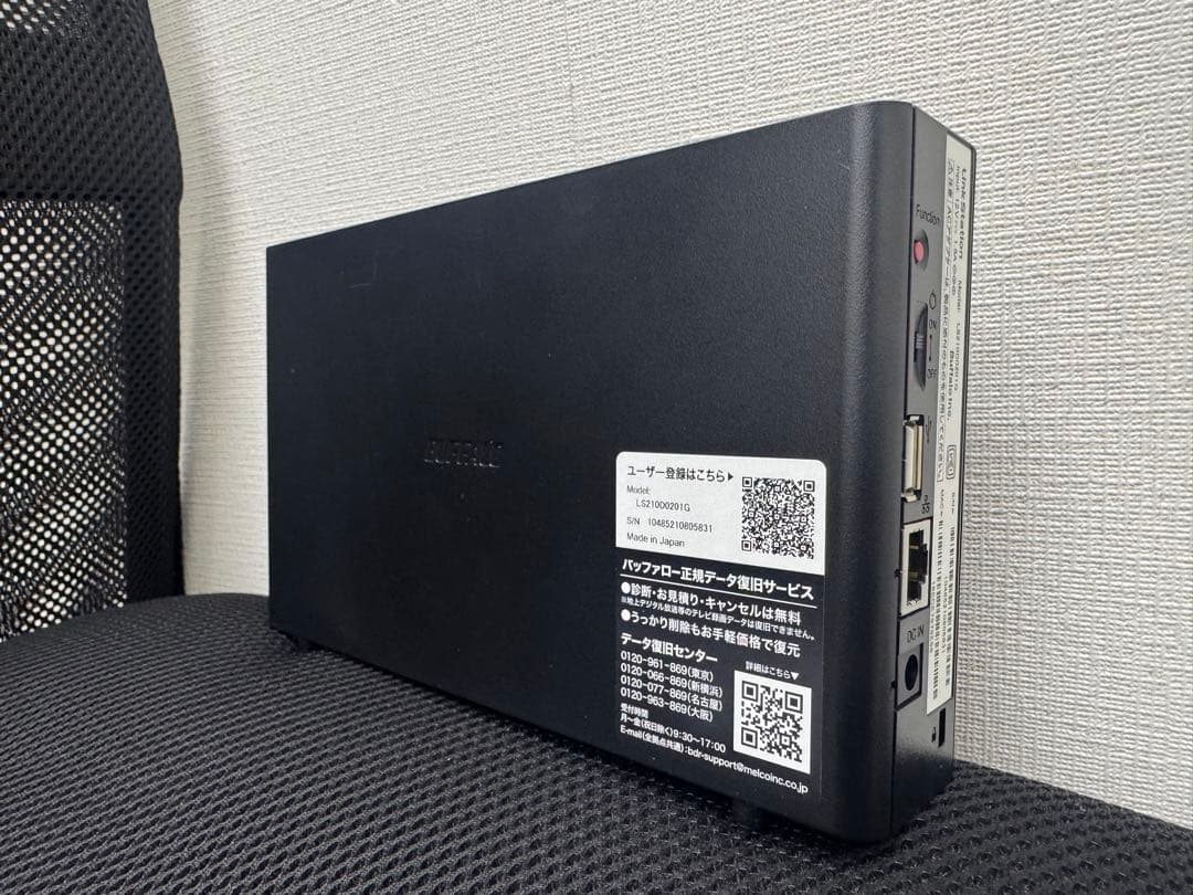 BUFFALO NAS ネットワークHDD 2TB LS210D0201G