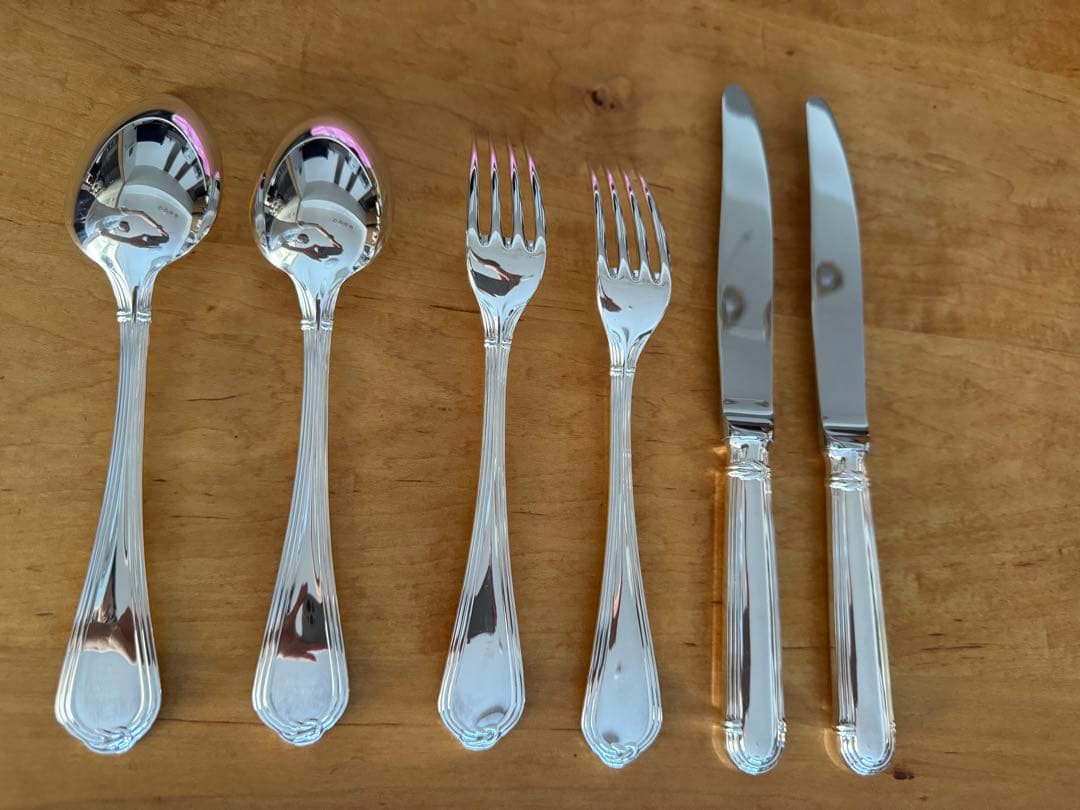 Christofle カトラリーセット 6点　保管ケース付