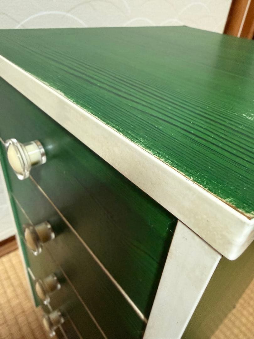 レトロポップ 5段小引出し 昭和レトロ 小物入れ 収納 当時物