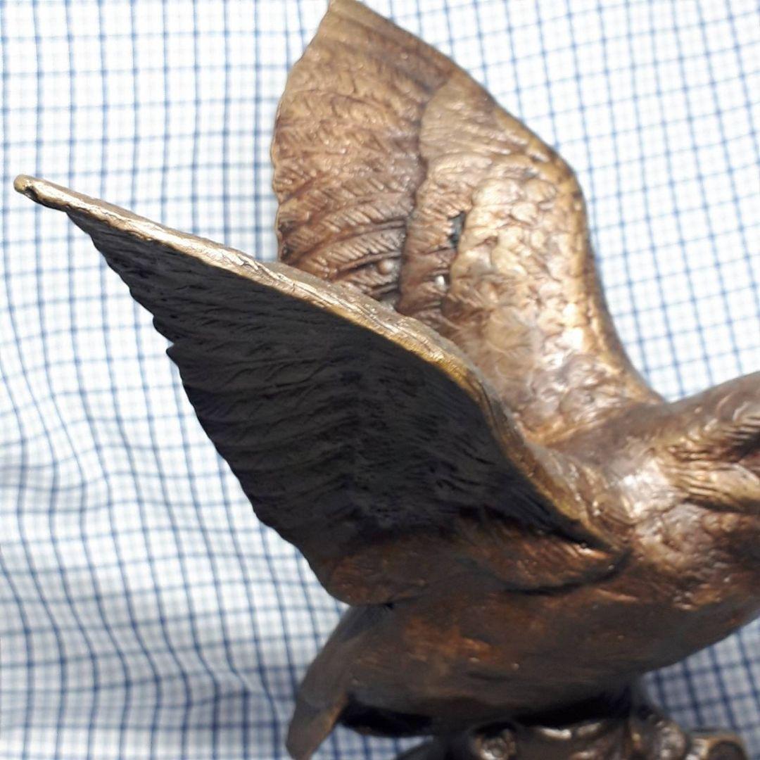 【迅速発送】金属製 カワセミの置き物(オブジェ)