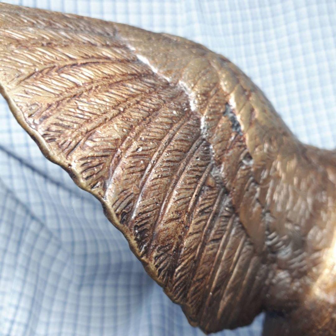 【迅速発送】金属製 カワセミの置き物(オブジェ)