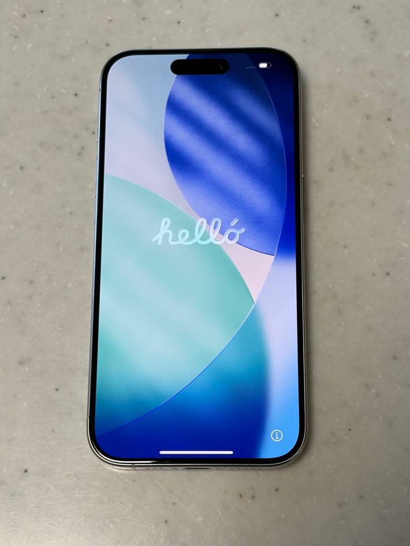 最終値下げ！iPhone15Pro 512GB ホワイトチタニウム SIMフリー