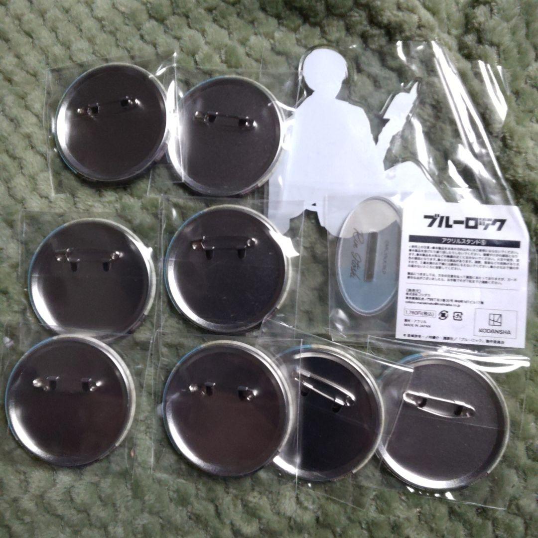 猫　カラオケまねきねこ　糸師凛　缶バッジ　ブルロ　ブルーロック　スタンド　9個