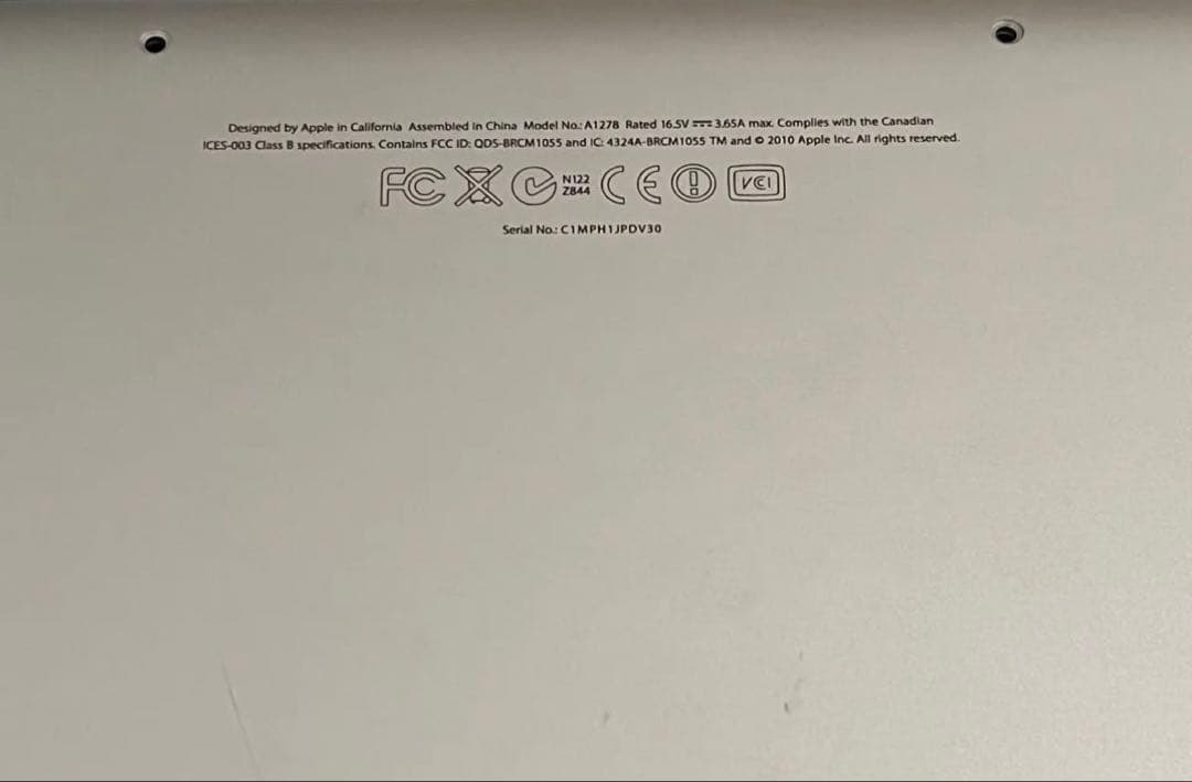 動作品★MacBookPro13インチ★WI-FI Pro