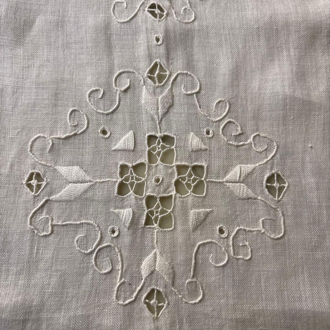 フランス　アンティーク　ヴィンテージ　テーブルランナー　テーブルセンター