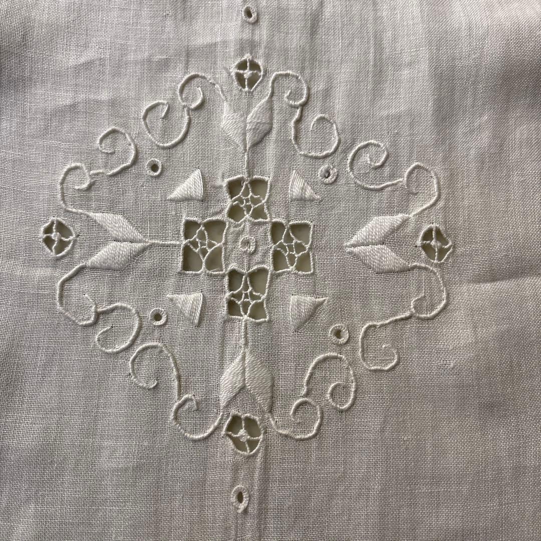 フランス　アンティーク　ヴィンテージ　テーブルランナー　テーブルセンター