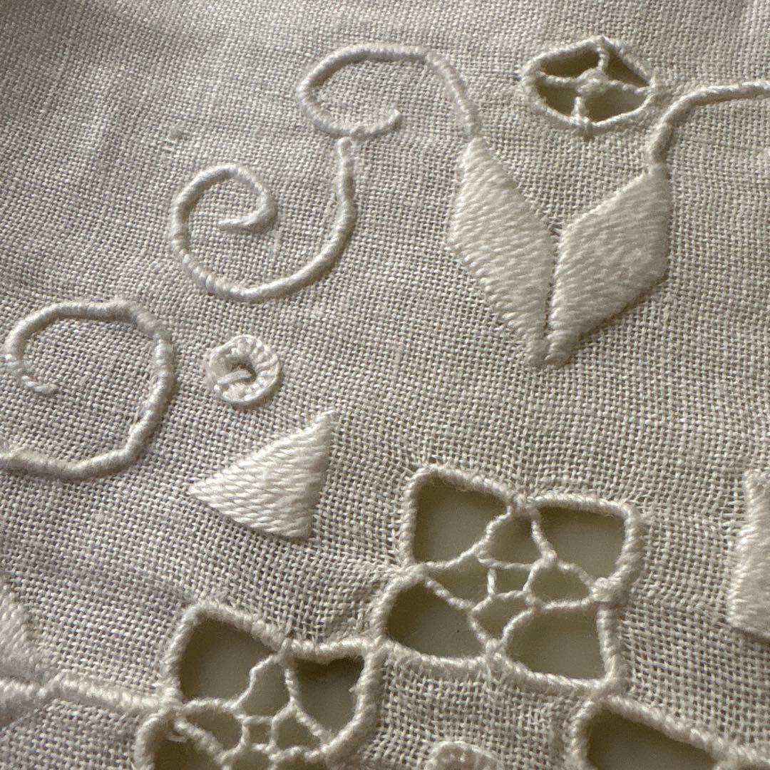 フランス　アンティーク　ヴィンテージ　テーブルランナー　テーブルセンター