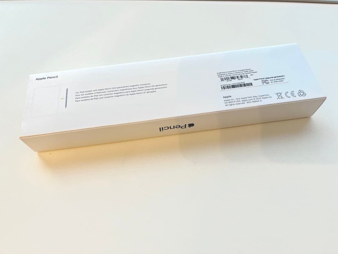 [純正]新品未使用　Apple Pencil ホワイト箱つき(第2世代)