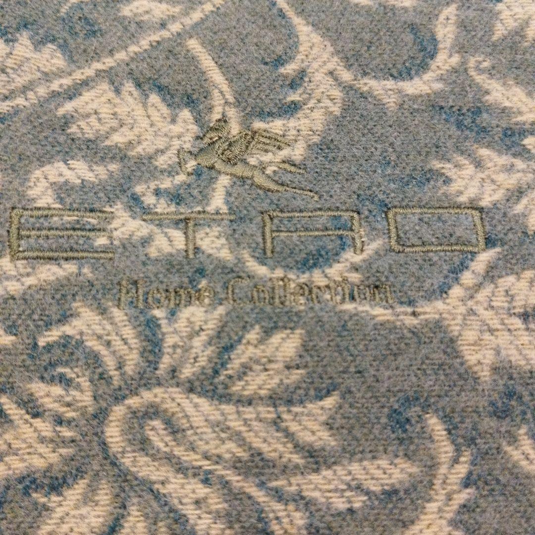 ETRO　ストール マフラー　ブランケット　 カシミヤ混 　75x160cm