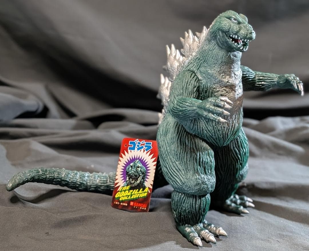 ゴジラ1962キンゴジ（バンダイ）未開封タグ付ソフビフィギュア