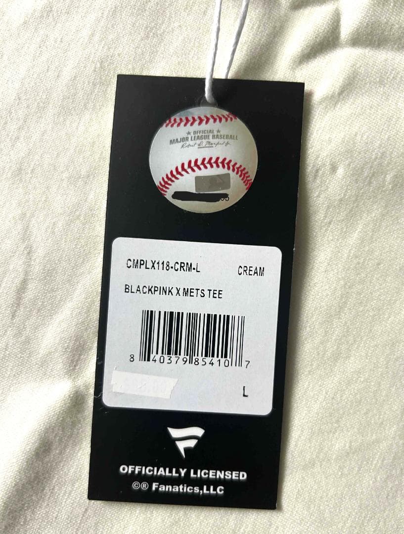 限定品　新品未開封　BLACKPINK×MLB　Tシャツ　NYメッツ　Sサイズ