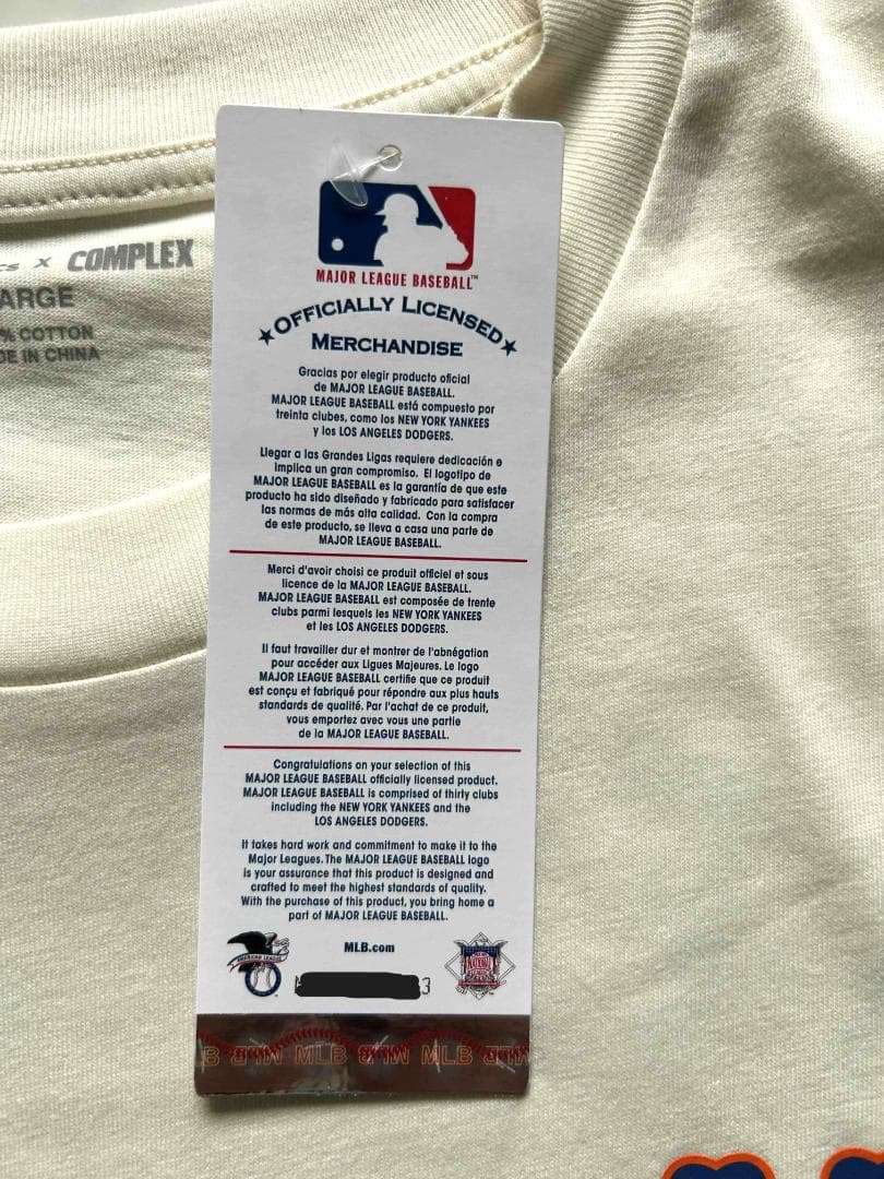 限定品　新品未開封　BLACKPINK×MLB　Tシャツ　NYメッツ　Sサイズ