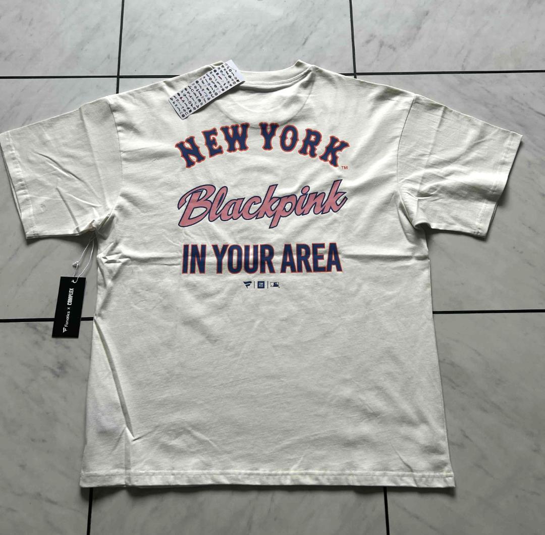 限定品　新品未開封　BLACKPINK×MLB　Tシャツ　NYメッツ　Sサイズ