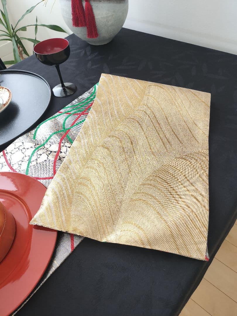 A960★逸品‼️全通帯‼️ひな祭り‼️テーブルランナー2m15cm