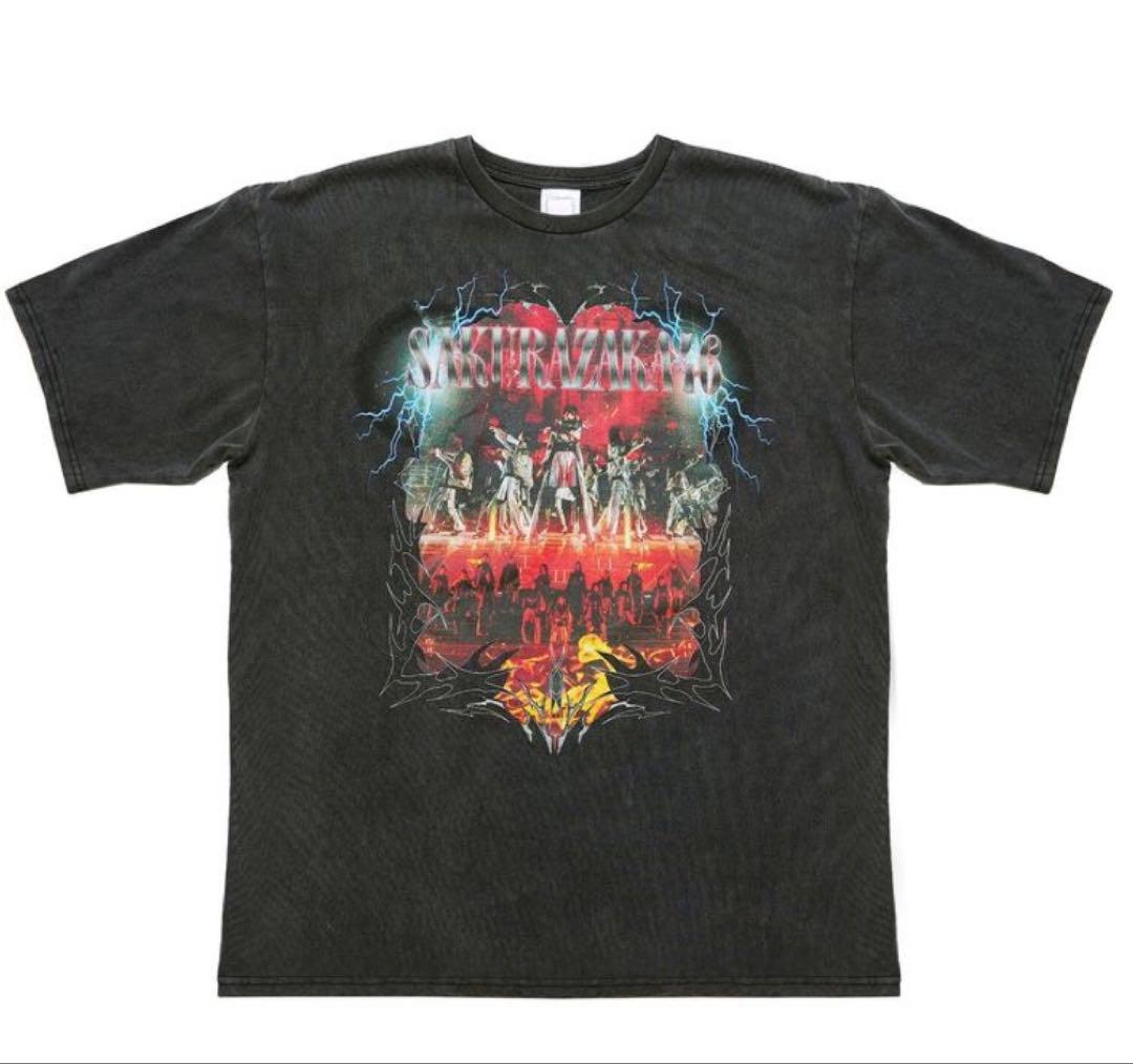 ☆1点限り！☆ 櫻坂46 ロックTシャツ XL 5th live tour