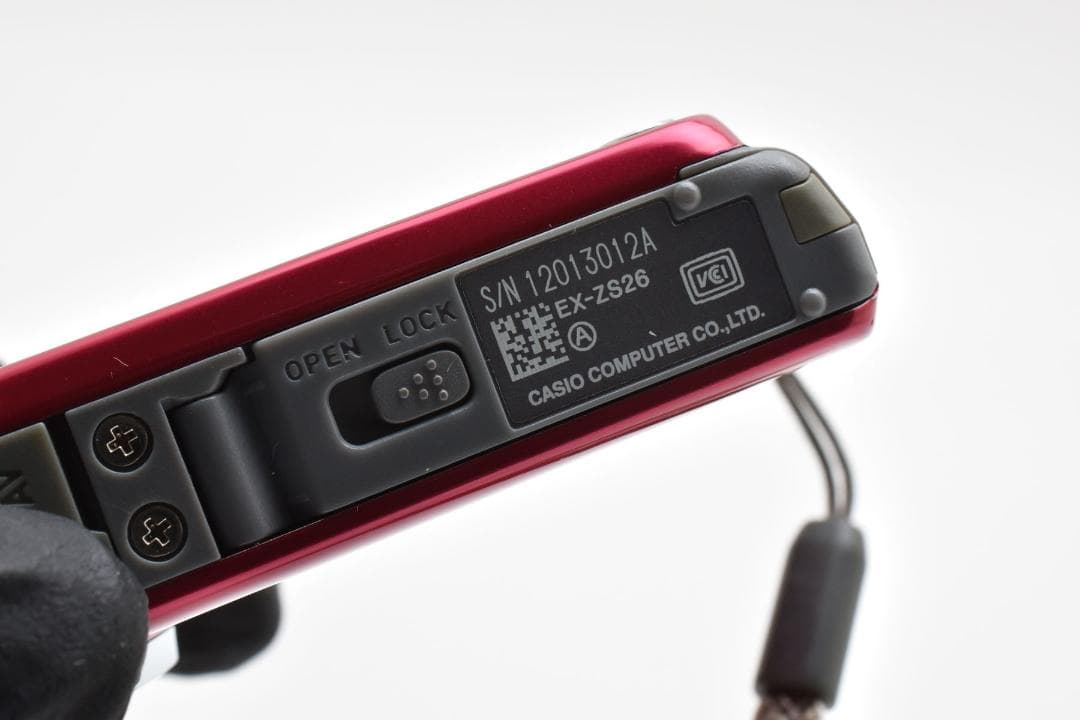 【美品】CASIO EXILIM EX-ZS26 レッド　動作確認済