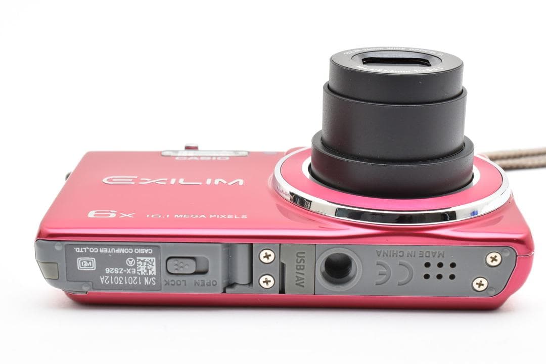 【美品】CASIO EXILIM EX-ZS26 レッド　動作確認済